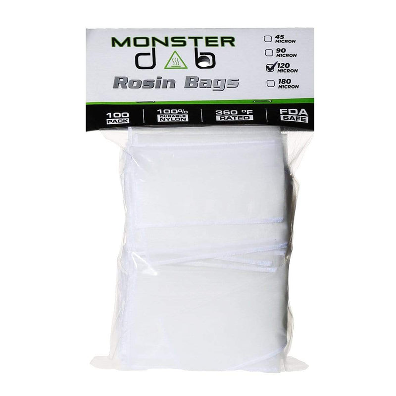 Monster Dab Rosin Bag 2" x 4" 120 Micron Monster Dab Rosin Bag - 100 Count