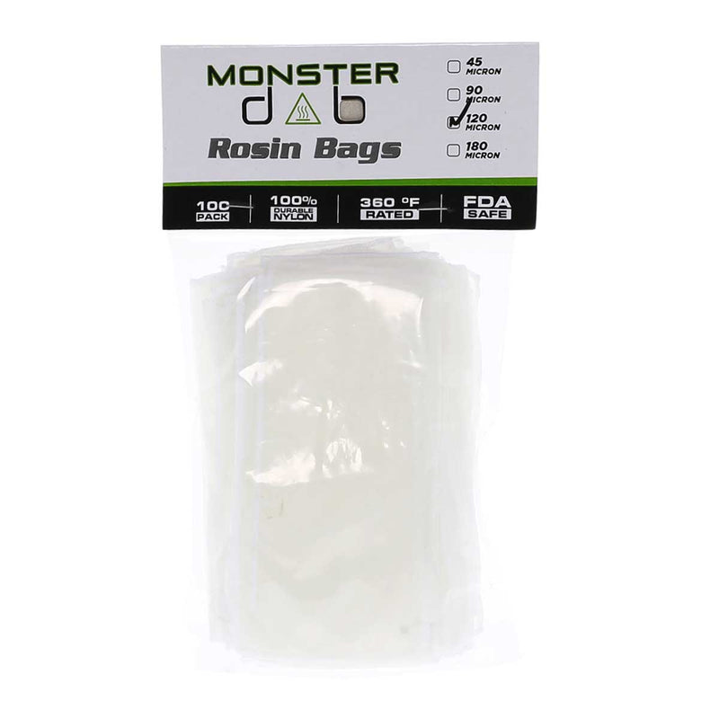 Monster Dab Rosin Bag 3" x 6" 120 Micron Monster Dab Rosin Bag - 100 Count