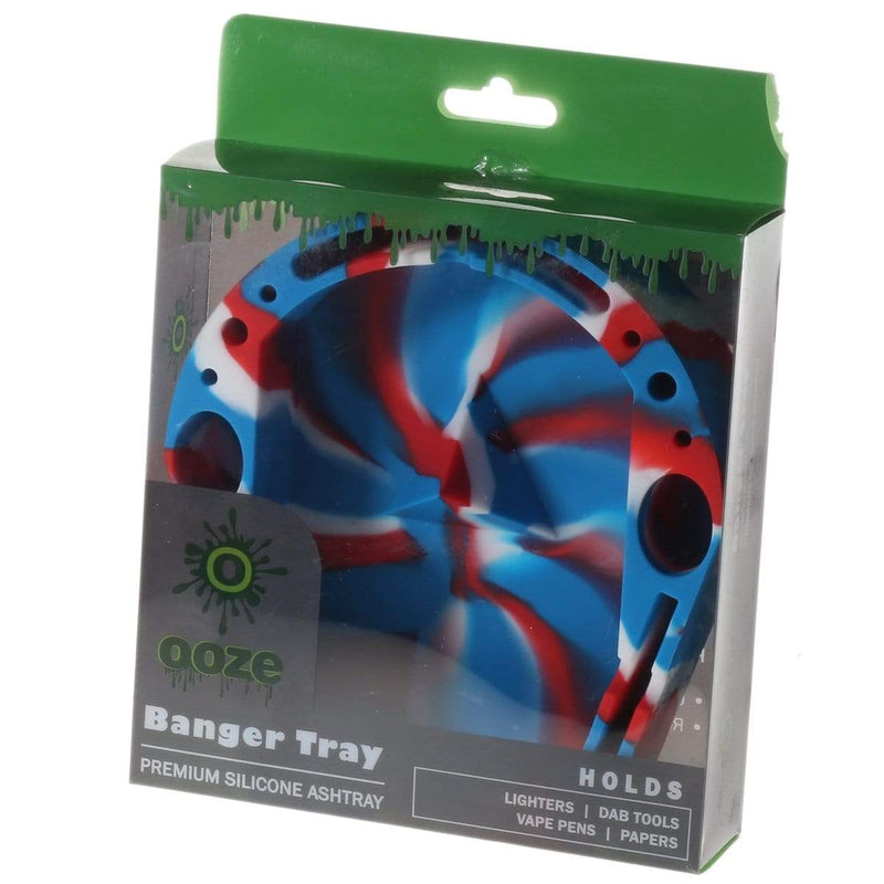 Ooze Ashtray Ooze Silicone Banger Ashtray - Red, White & Blue