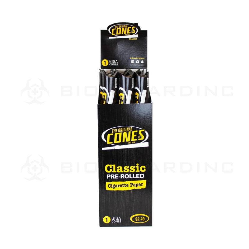 The Original Cones | Original Pre-Rolled Cones Giga Size | 280mm - Classic White - 15 Count Pre-Rolled Cones The Original   