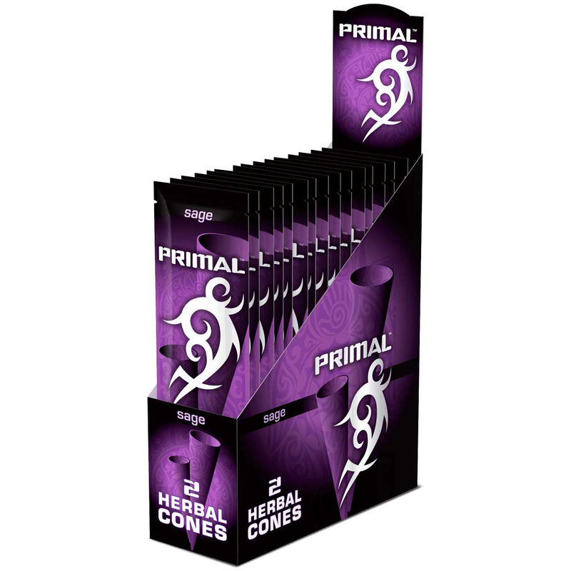 Primal Pre-Rolled Cones Primal Cones Sage - 15 Count