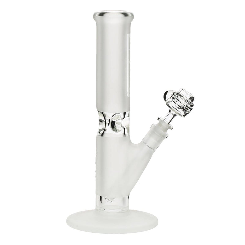 Pure Glass Glass Bong 12" PURE Glass Straight Water Pipe - Clear Frost