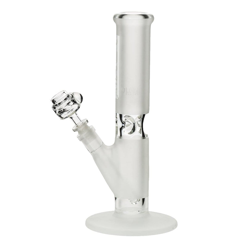 Pure Glass Glass Bong 12" PURE Glass Straight Water Pipe - Clear Frost