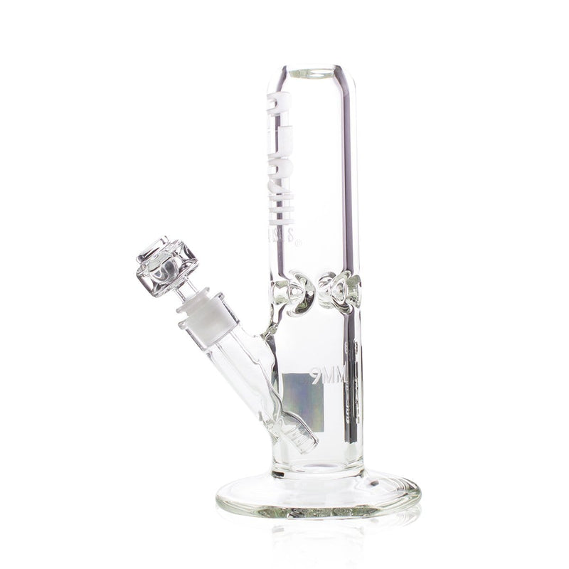 Pure Glass Glass Bong PURE Glass 10" 60mm X 9mm Heavy Straight - Clear