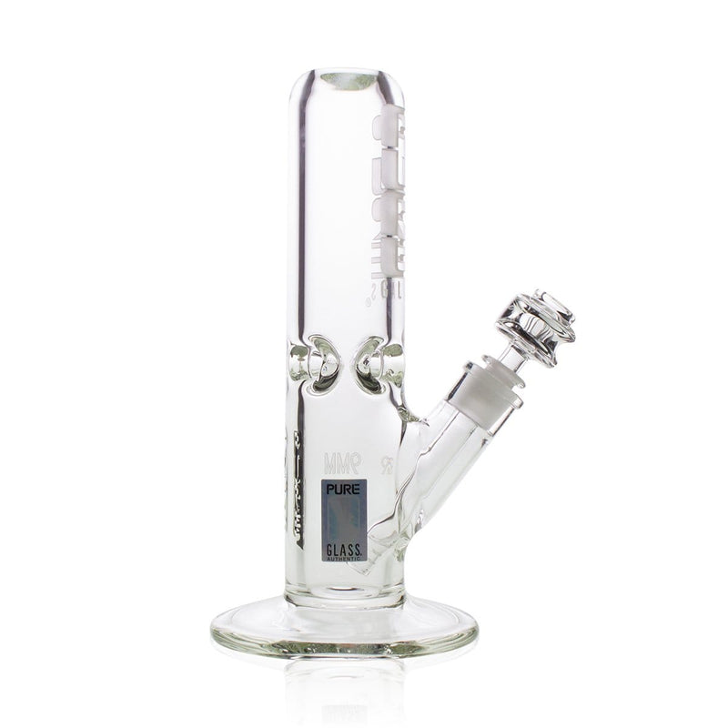 Pure Glass Glass Bong PURE Glass 10" 60mm X 9mm Heavy Straight - Clear