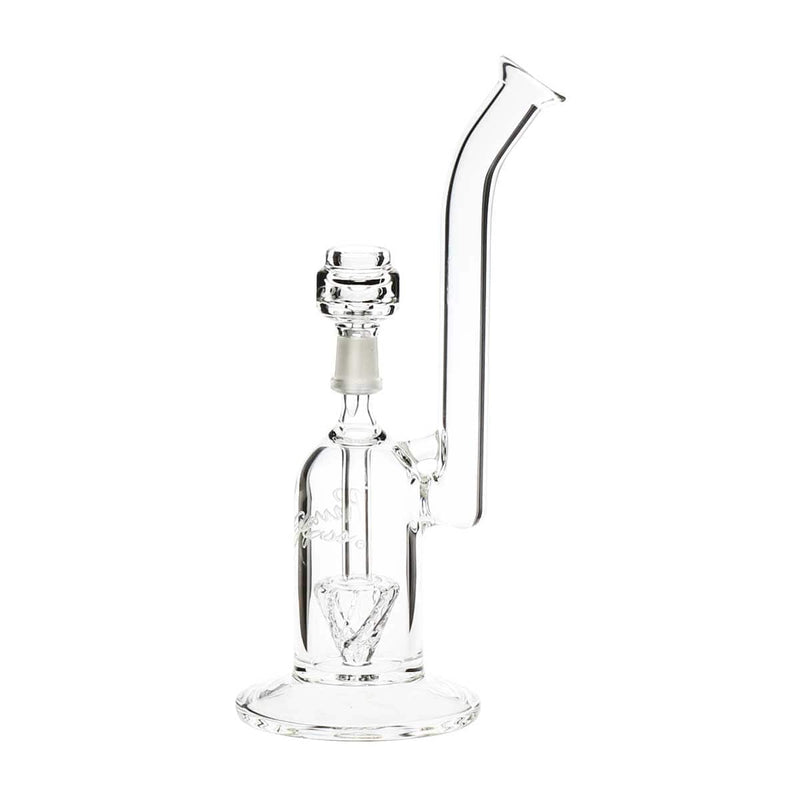 Pure Glass Glass Bong Pure Glass 11" 50mm Arrow Perc Bubbler Male 14mm