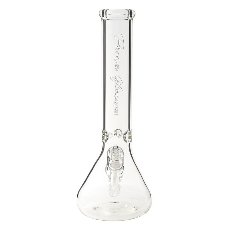 Pure Glass Glass Bong Pure Glass 12" 44mm Fixed Grid Beaker Female14mm - Gatling