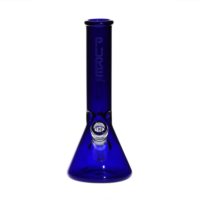 Pure Glass Glass Bong PURE Glass 12" 50mm Classic Beaker - Blue