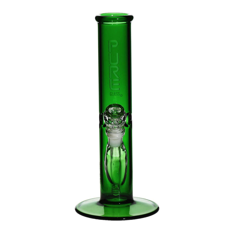 Pure Glass Glass Bong PURE Glass 12" 50mm Classic Straight - Green