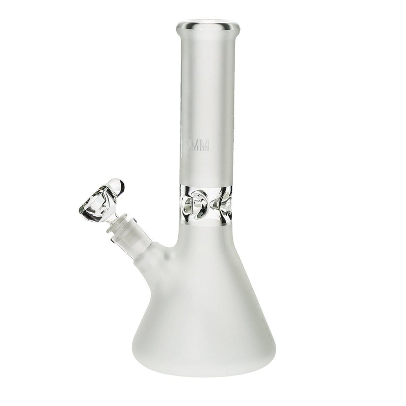 Pure Glass Glass Bong PURE Glass 12" 50mm X 9mm Heavy Beaker - Clear Frost