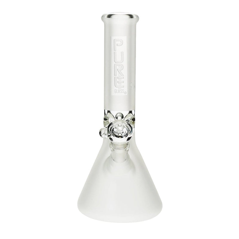 Pure Glass Glass Bong PURE Glass 12" 50mm X 9mm Heavy Beaker - Clear Frost