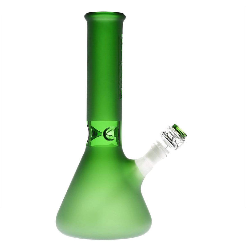 Pure Glass Glass Bong Pure Glass 12" 50mmx5mm Green Frost Beaker