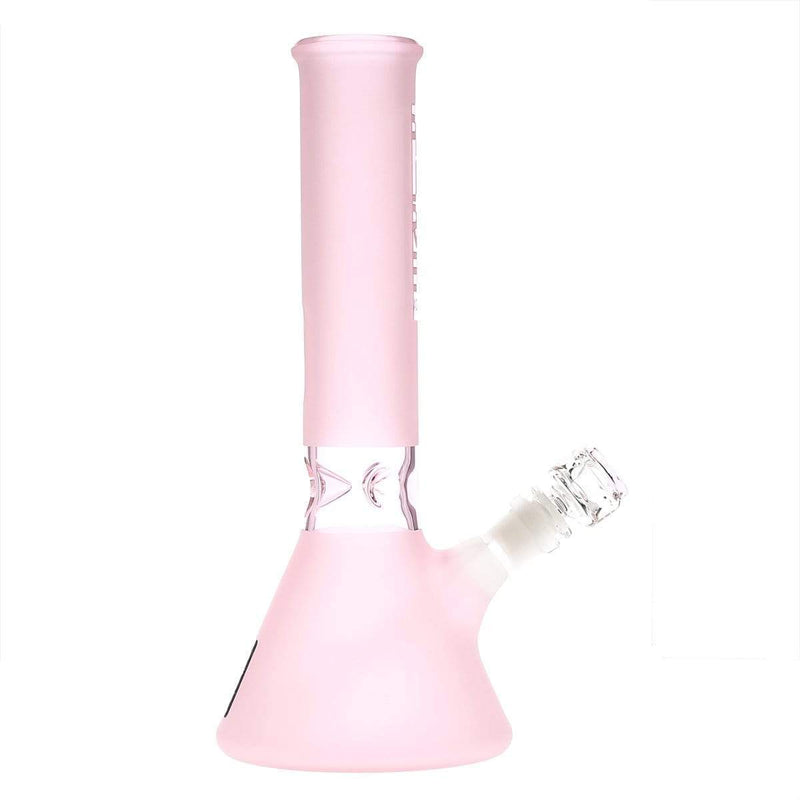 Pure Glass Glass Bong Pure Glass 12" 50mmx5mm Pink Frost Beaker