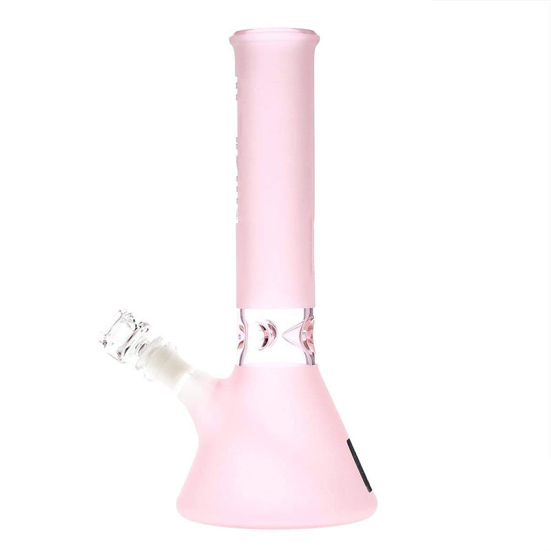 Pure Glass Glass Bong Pure Glass 12" 50mmx5mm Pink Frost Beaker