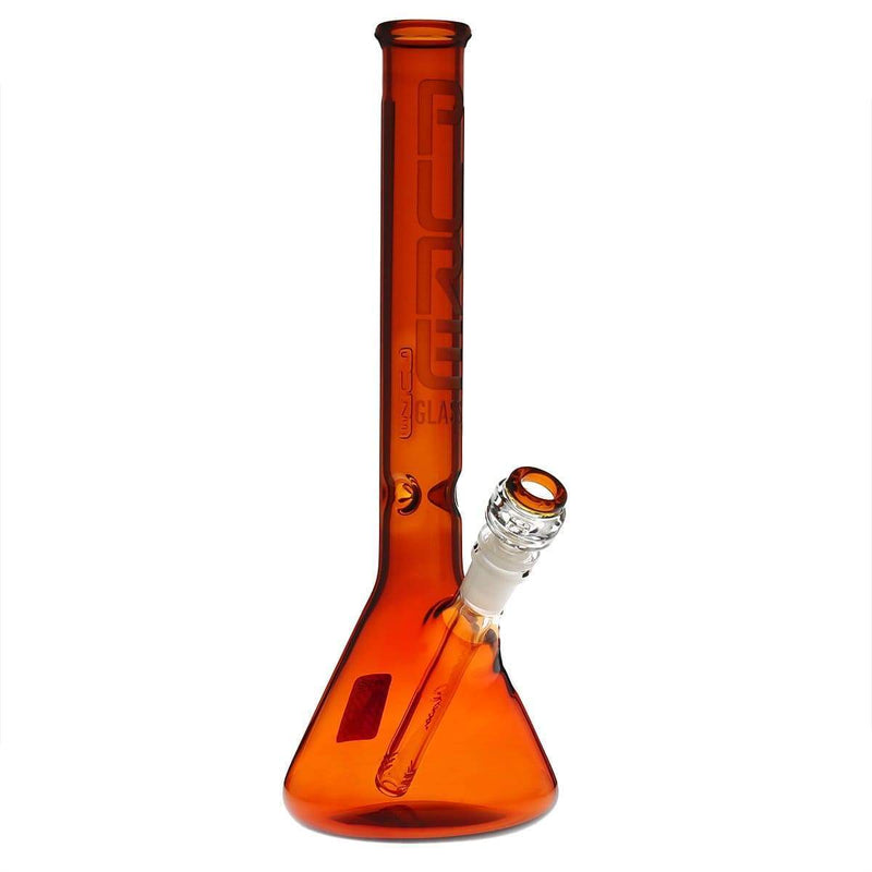 Pure Glass Glass Bong PURE Glass 14" 38mm Classic Beaker - Amber