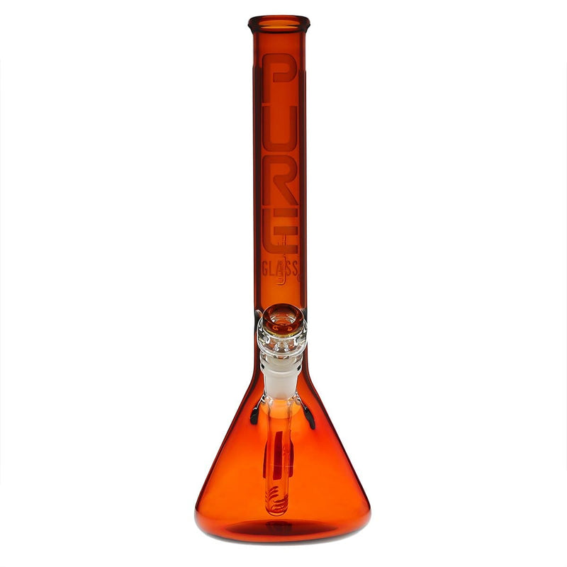 Pure Glass Glass Bong PURE Glass 14" 38mm Classic Beaker - Amber