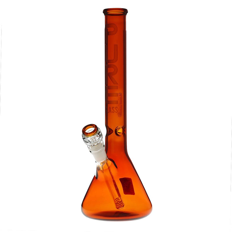 Pure Glass Glass Bong PURE Glass 14" 38mm Classic Beaker - Amber