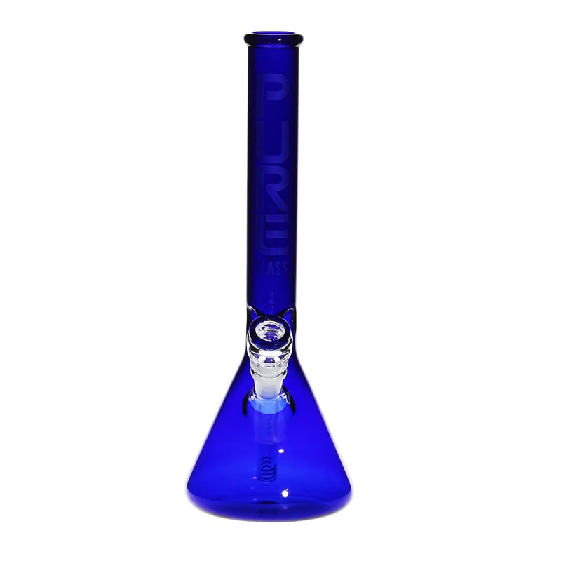 Pure Glass Glass Bong PURE Glass 14" 38mm Classic Beaker - Blue