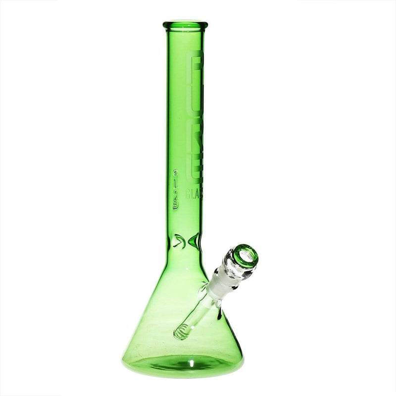 Pure Glass Glass Bong PURE Glass 14" 38mm Classic Beaker - Green