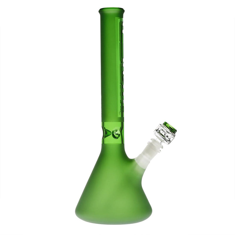 Pure Glass Glass Bong PURE Glass 14" 38mm Classic Beaker - Green Frost