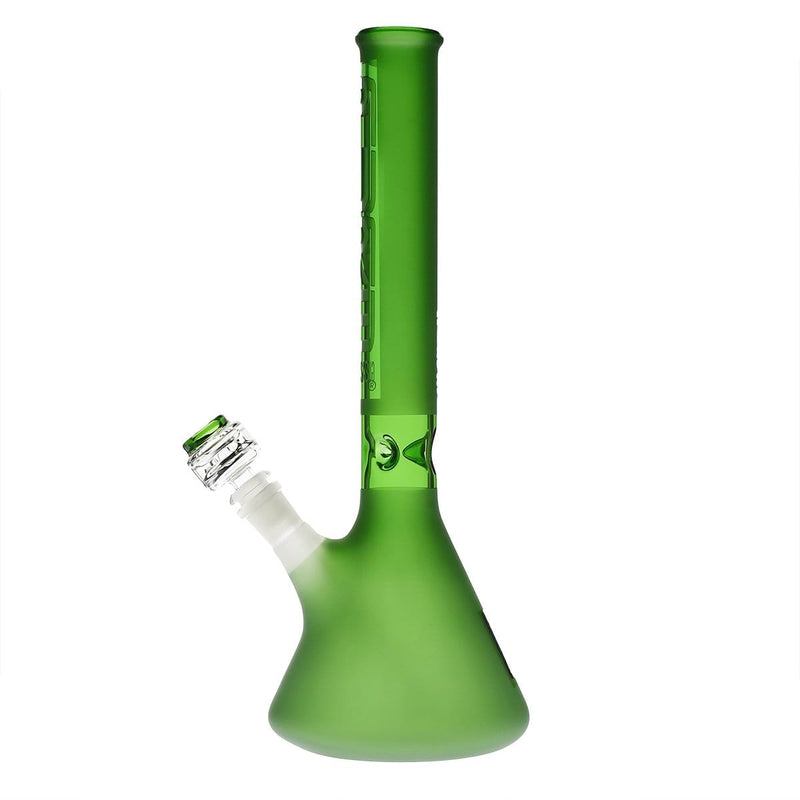 Pure Glass Glass Bong PURE Glass 14" 38mm Classic Beaker - Green Frost