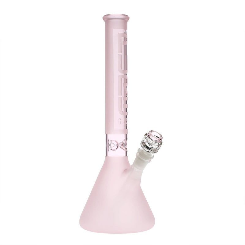 Pure Glass Glass Bong PURE Glass 14" 38mm Classic Beaker - Pink Frost