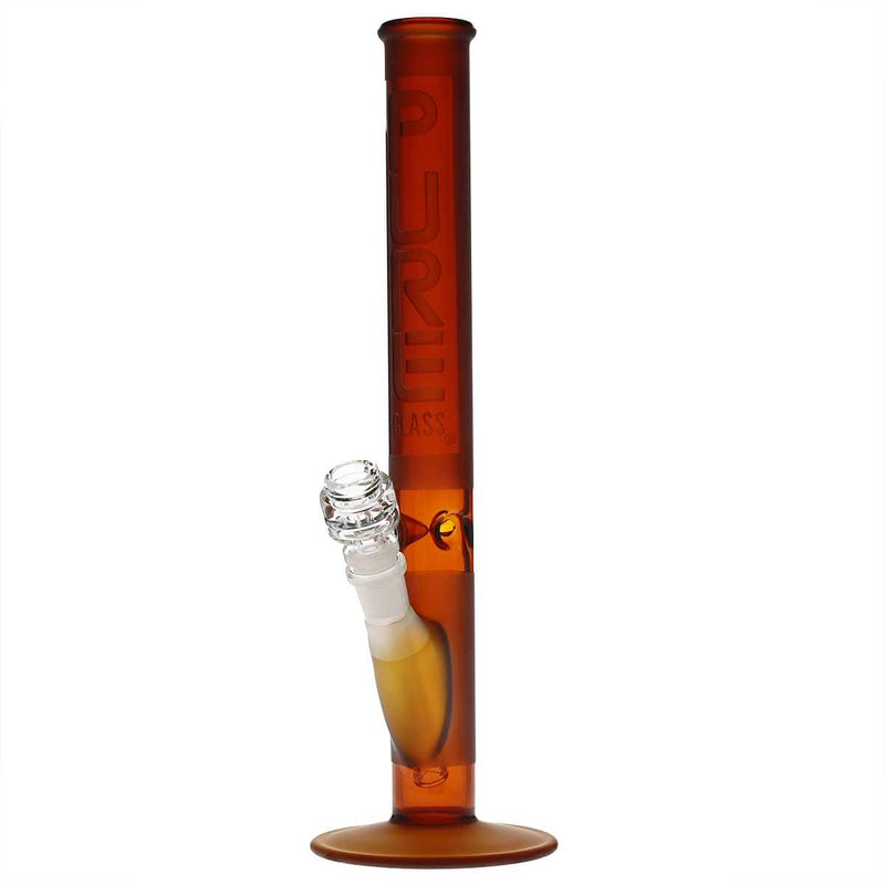 Pure Glass Glass Bong PURE Glass 14" 38mm Classic Straight - Amber Frost