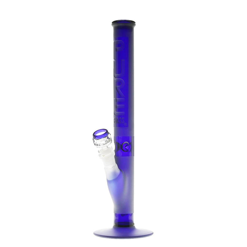 Pure Glass Glass Bong PURE Glass 14" 38mm Classic Straight - Blue Frost