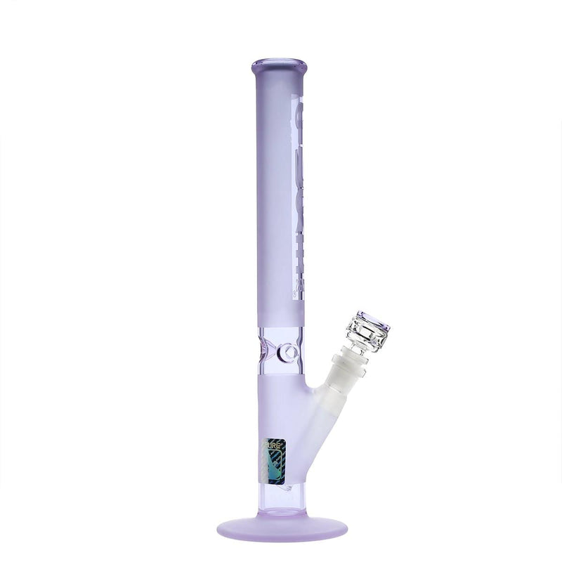 Pure Glass Glass Bong PURE Glass 14" 38mm Classic Straight - Purple Frost