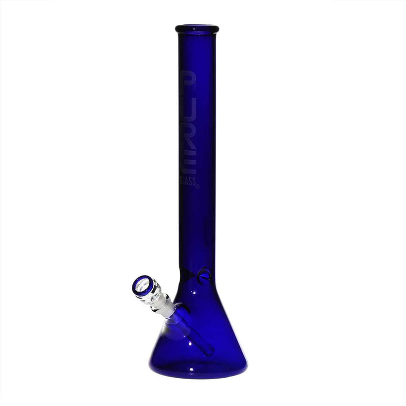 Pure Glass Glass Bong PURE Glass 18" 50mm Classic Beaker - Blue