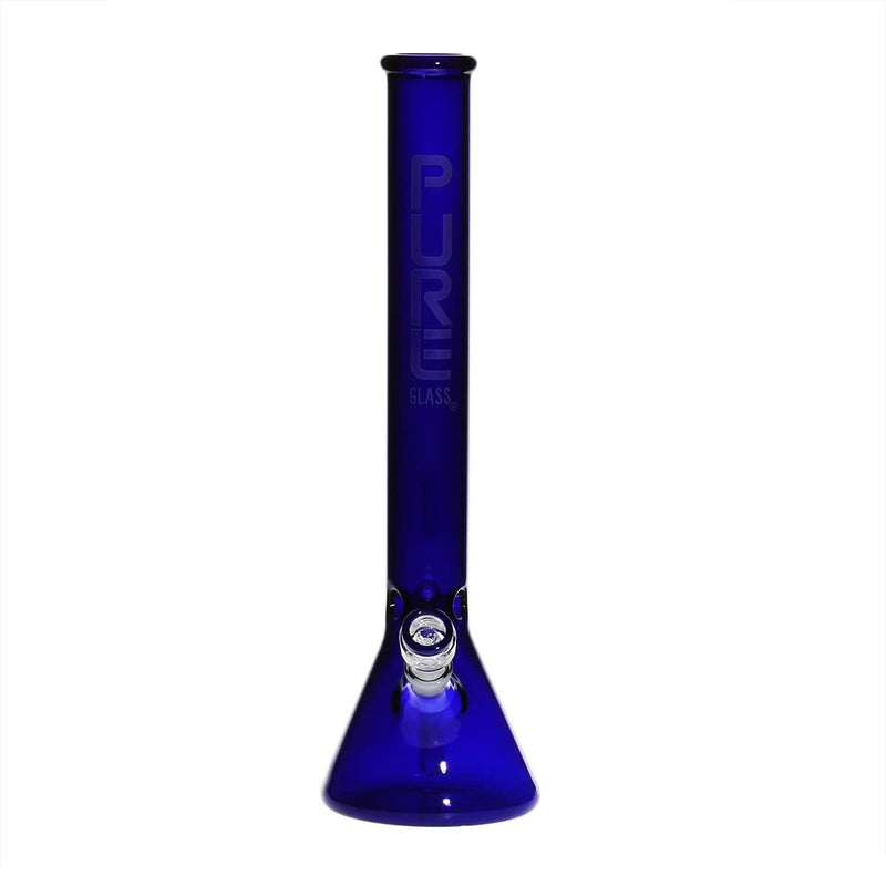 Pure Glass Glass Bong PURE Glass 18" 50mm Classic Beaker - Blue