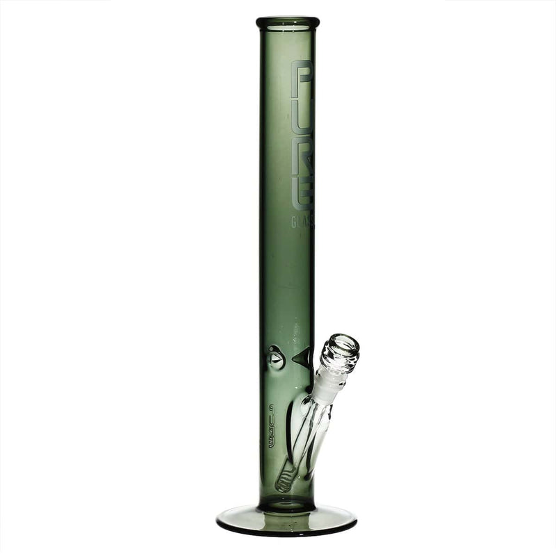 Pure Glass Glass Bong PURE Glass 18" 50mm Classic Straight - Smoke Black