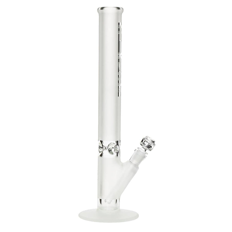 Pure Glass Glass Bong PURE Glass 18" 50mm X 9mm Heavy Straight - Clear Frost