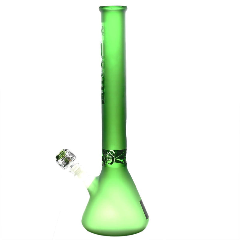 Pure Glass Glass Bong Pure Glass 18" 50mmx5mm Green Frost Beaker