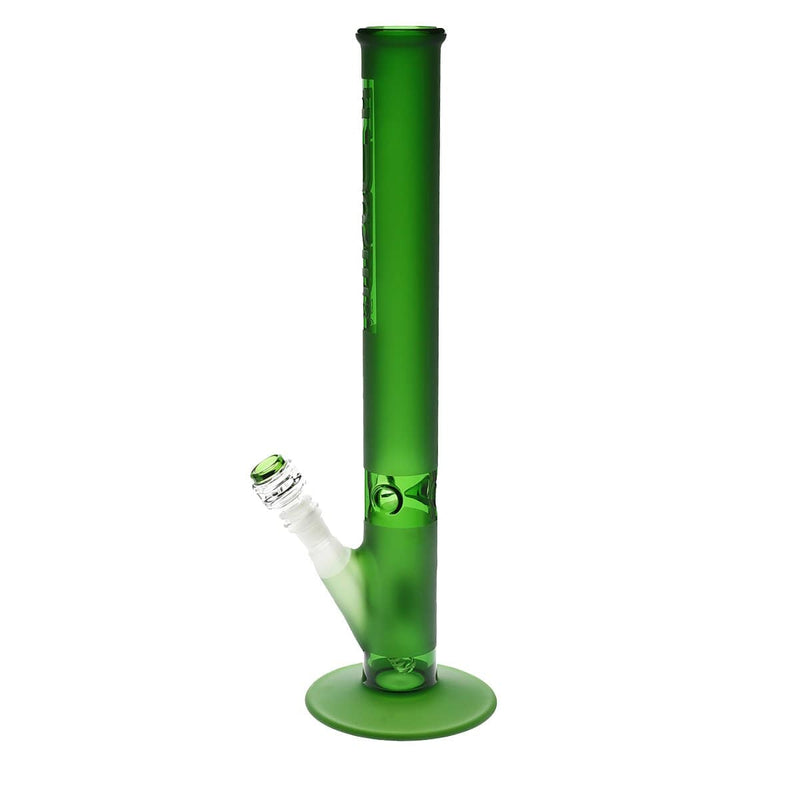 Pure Glass Glass Bong Pure Glass 18" 50mmx5mm Green Frost Straight Martini