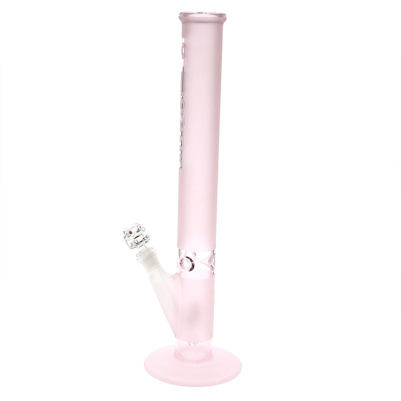 Pure Glass Glass Bong Pure Glass 18" 50mmx5mm Pink Frost Straight