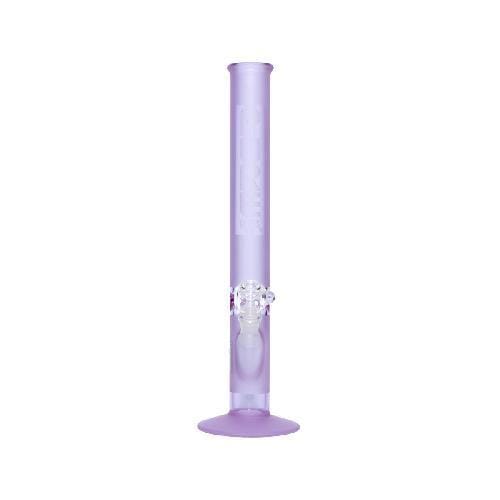 Pure Glass Glass Bong Pure Glass 18" 50mmx5mm Purple Frost Straight Martini