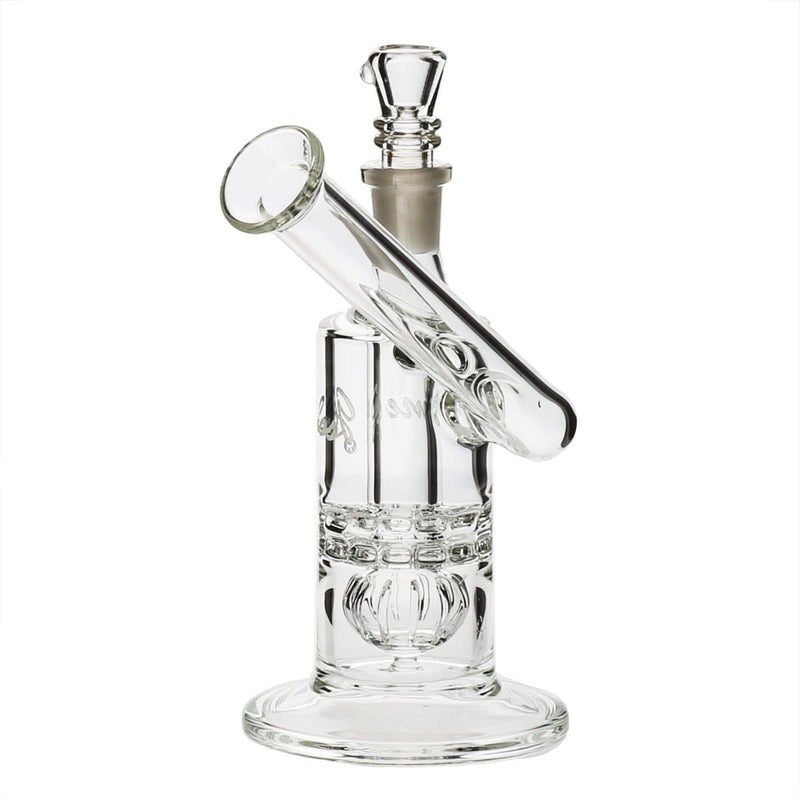 Pure Glass Glass Bong Pure Glass 8" Mini Torus Sidecar Straight Martini Female 14mm