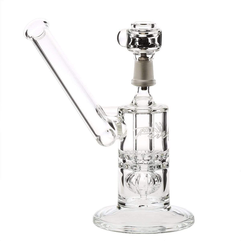 Pure Glass Glass Bong Pure Glass 8" Mini Torus Sidecar Straight Martini Male 14mm