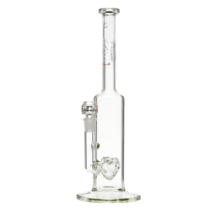 Pure Glass Glass Bong Pure Glass Paradise Cove 15" 32mm-65mm Heart - Clear