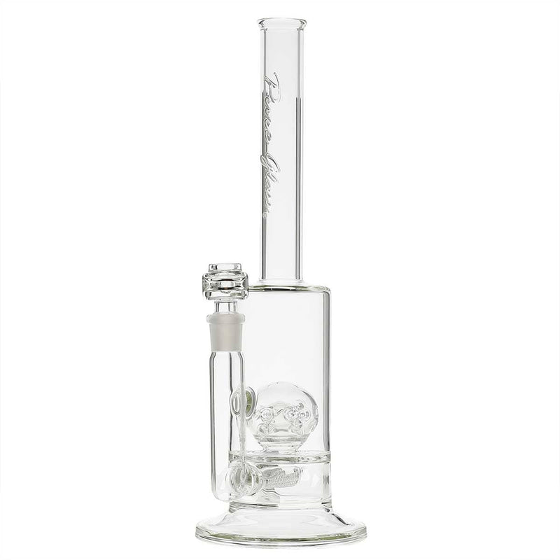 Pure Glass Glass Bong Pure Glass Solaris Inline Bubbler - 15" 75mm Inline Upgrid Solaris (Ball in a Ball)