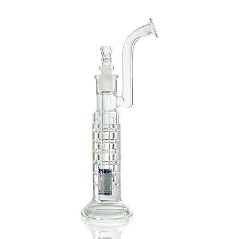 Pure Glass Glass Bong Pure Glass Zero - Freezable Bubbler 12" 44mm Trumpet