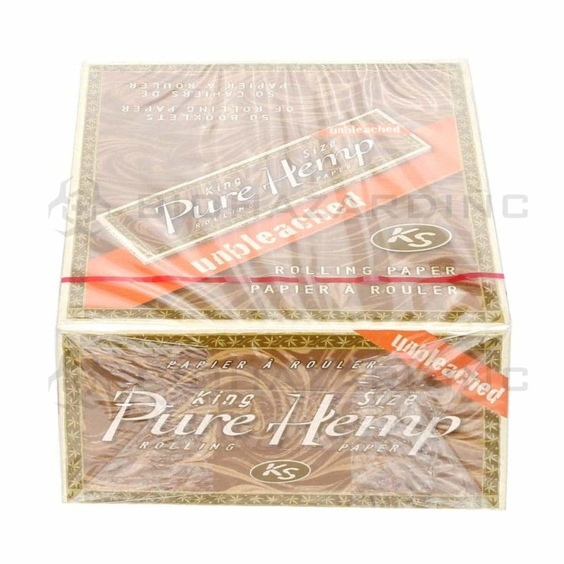 Pure Hemp Rolling Papers Pure Hemp Rolling Papers King Slim Unbleached - 50 Count