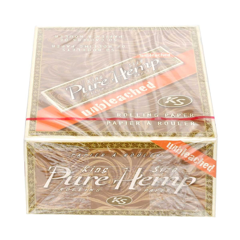 Pure Hemp Rolling Papers Pure Hemp Rolling Papers King Slim Unbleached - 50 Count