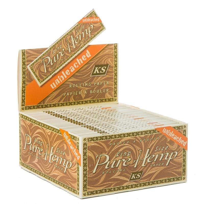 Pure Hemp Rolling Papers Pure Hemp Rolling Papers King Slim Unbleached - 50 Count