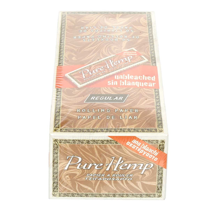 Pure Hemp Rolling Papers Pure Hemp Rolling Papers Single Wide Unbleached - 50 Count