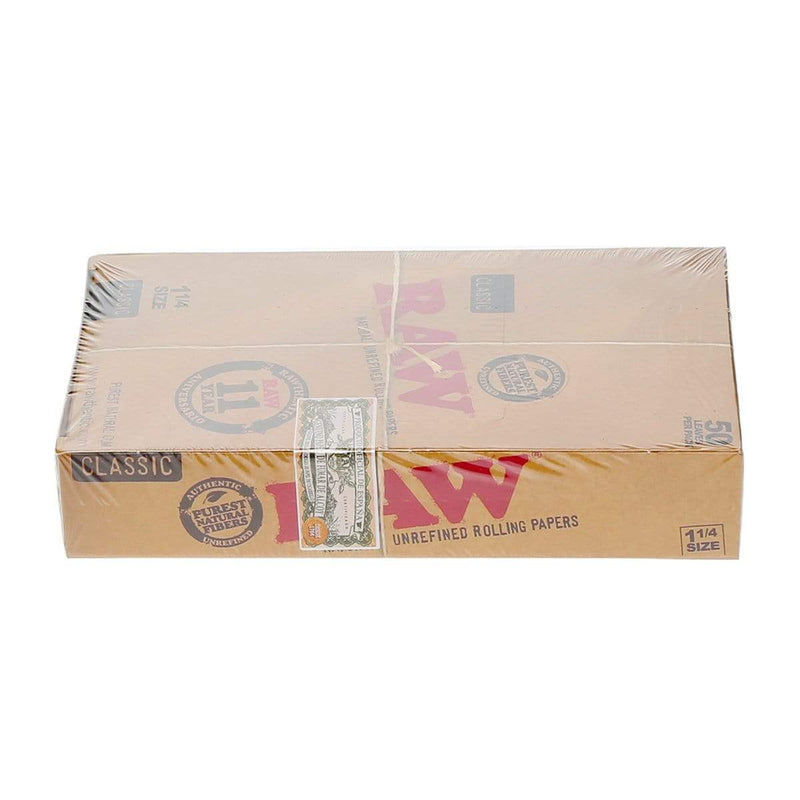 Raw Rolling Papers RAW Classic 1 1/4" Rolling Papers - 24 Count