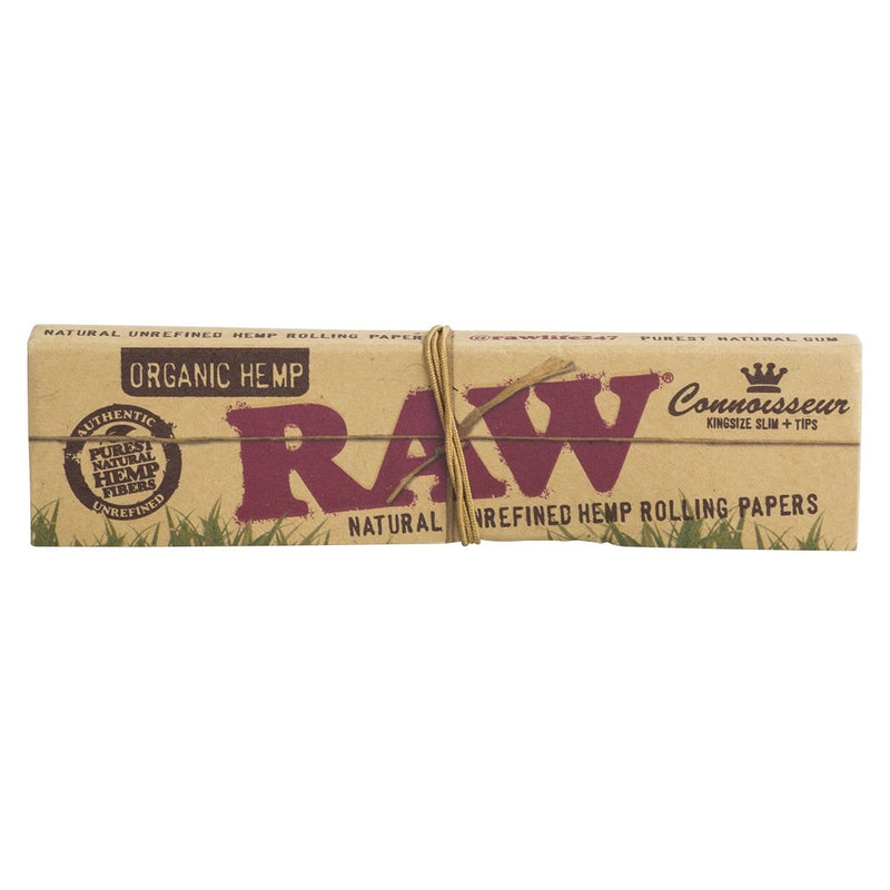 Raw Rolling Papers RAW Organic Hemp King Size Slim Rolling Papers - 50 Count