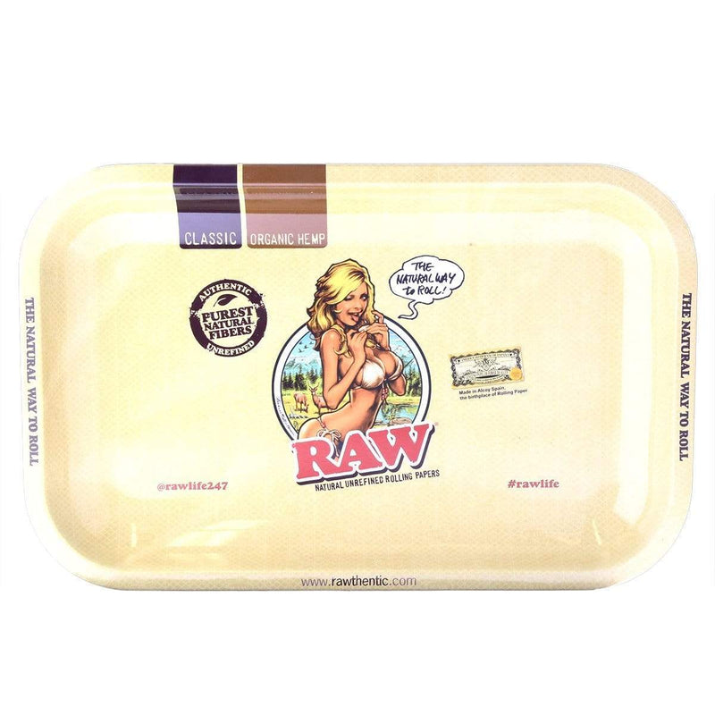 Raw Rolling Tray RAW Rolling Tray - RAW Girl - Small