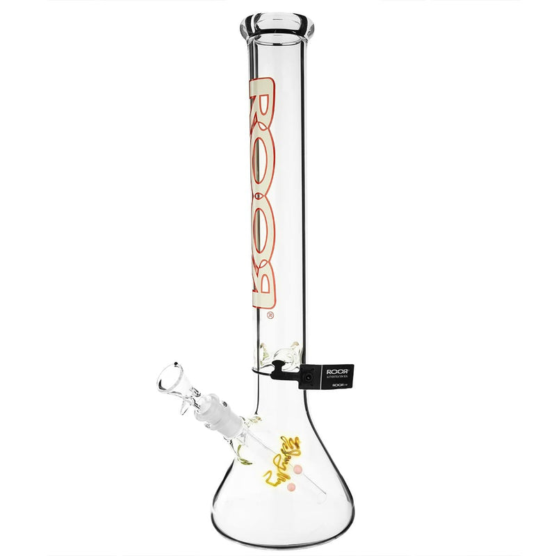 Roor Glass Bong ROOR 18" 50mm x 5mm Beaker - Clear